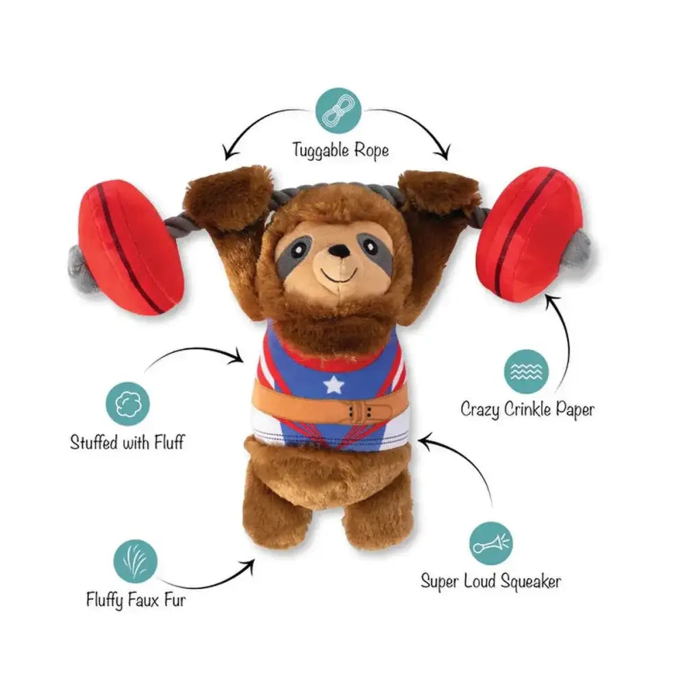 PetShop by Fringe Studio Hustle For That Muscle Plush Dog Toy - Talis Us