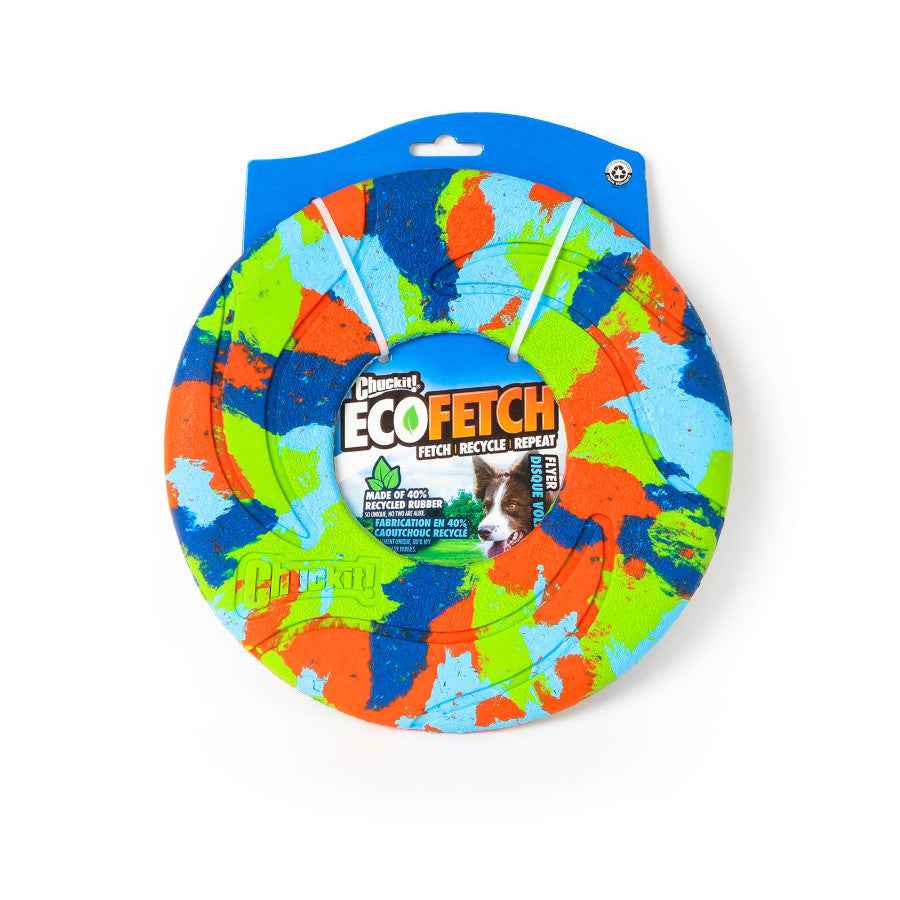 Chuckit! EcoFetch Recycled Rubber Flyer Dog Toy