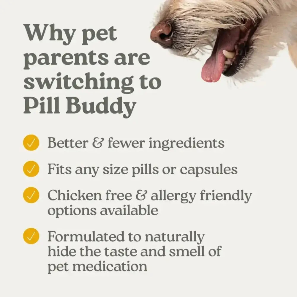 Pill Buddy Naturals Soft & Chewy Dog Treats - Talis Us