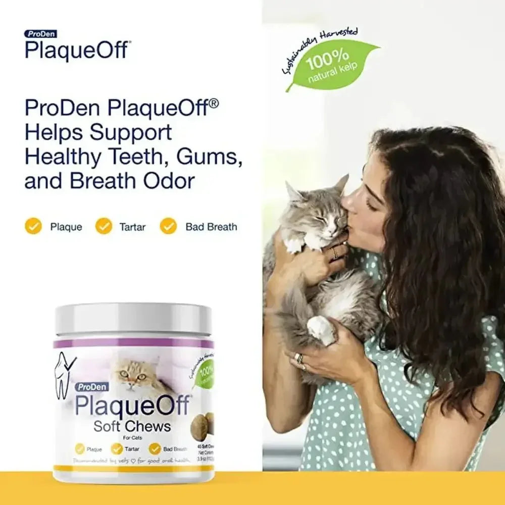 PlaqueOff Cat Soft Chews Treats 45ct - Talis Us