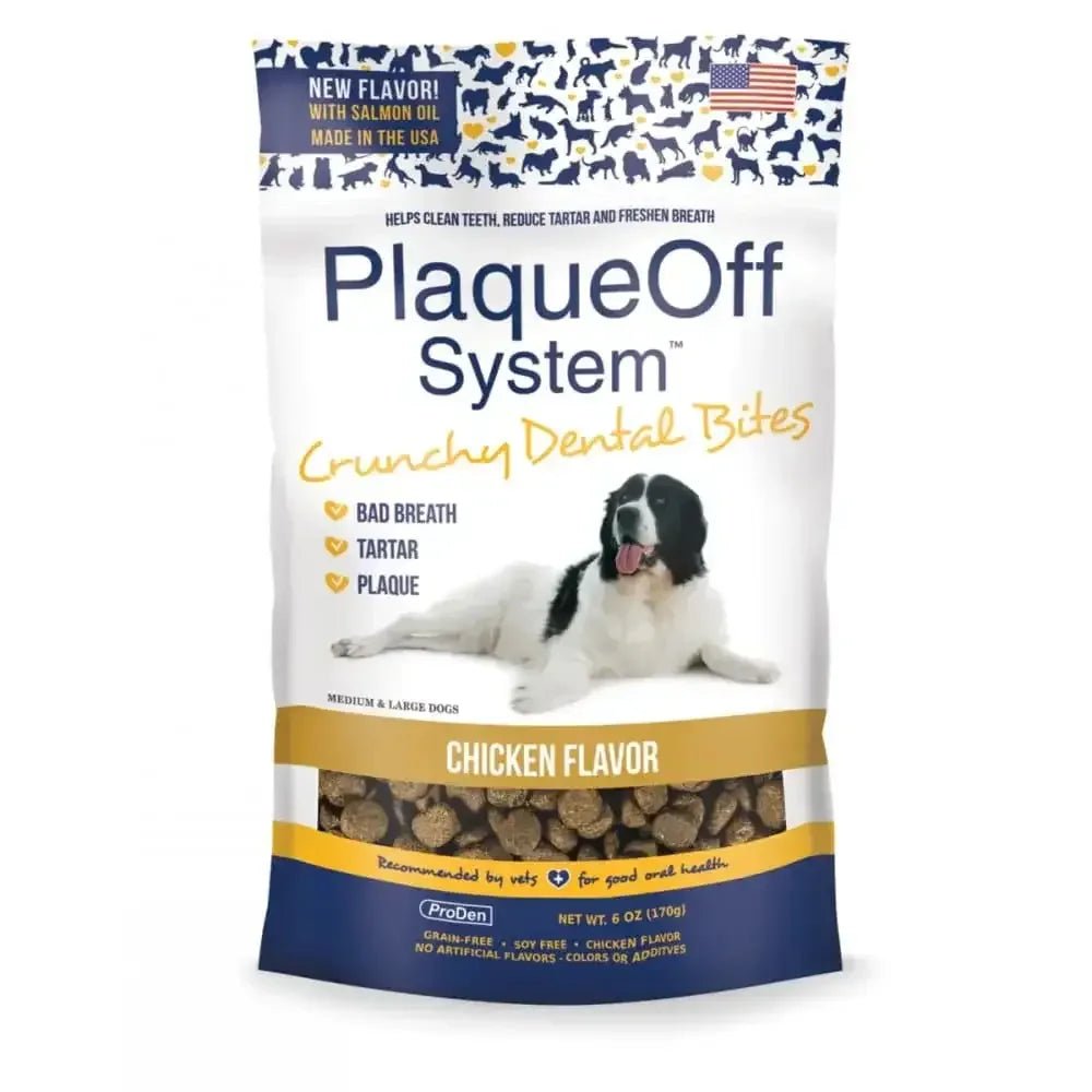 PlaqueOff Crunchy Dental Bites Large Dog - Talis Us