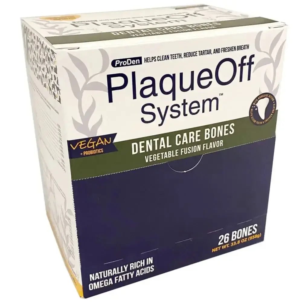 PlaqueOff Dental Bones Vegetable Singles (Case of 26) - Talis Us