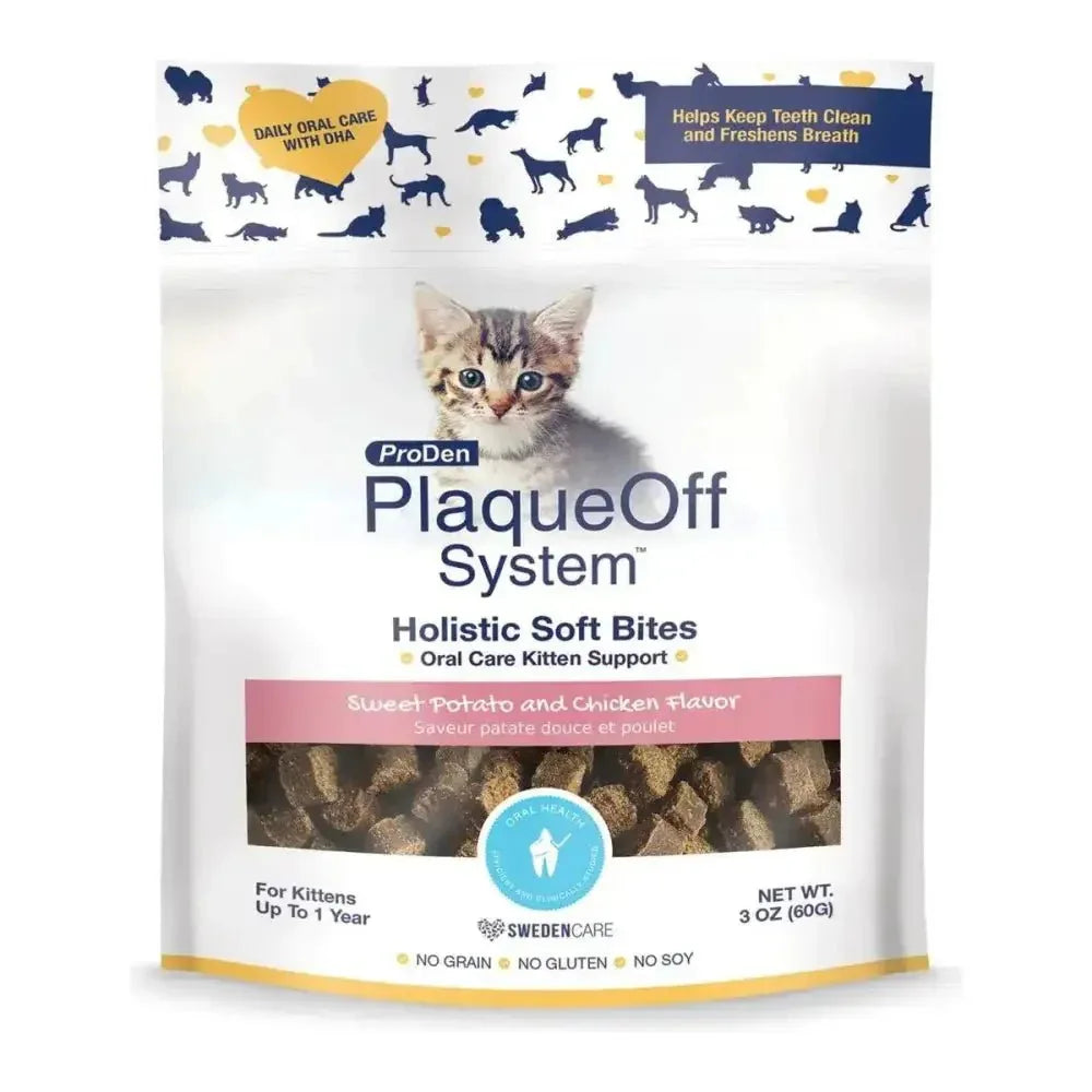 PlaqueOff Holistic Soft Bites CAT Oral Care Kitten Formula - Talis Us
