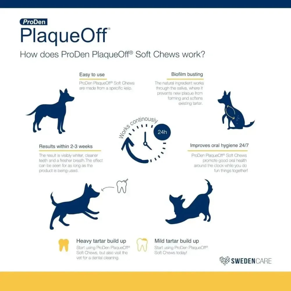 PlaqueOff Soft Chews Large Breed Dogs - Talis Us