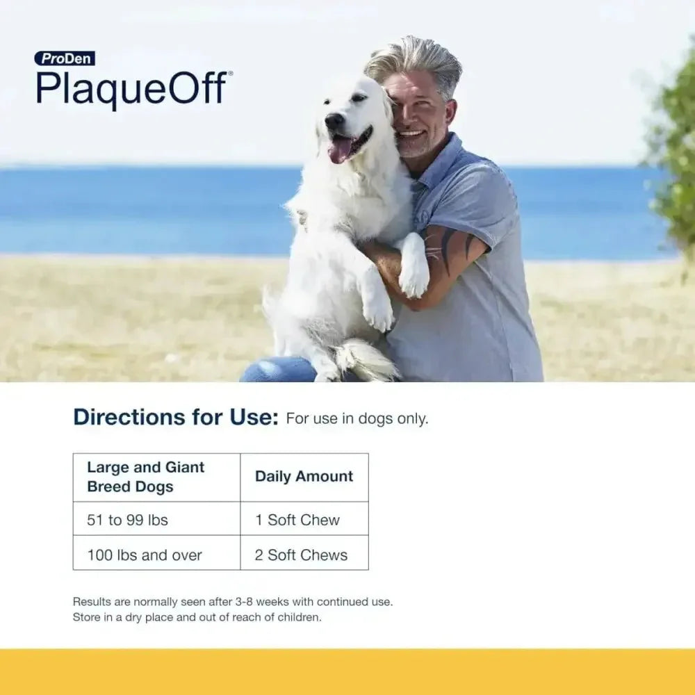 PlaqueOff Soft Chews Large Breed Dogs - Talis Us