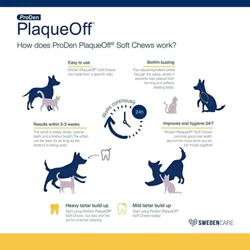 PlaqueOff Soft Chews Small/Medium Breed Dogs - Talis Us