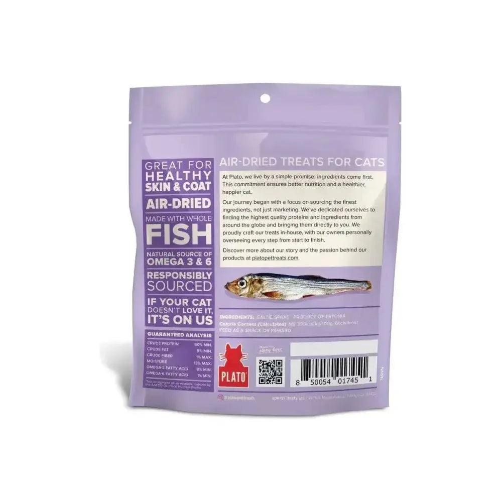 Plato Air - Dried Cat Treats Baltic Sprat 1.5oz - Talis Us