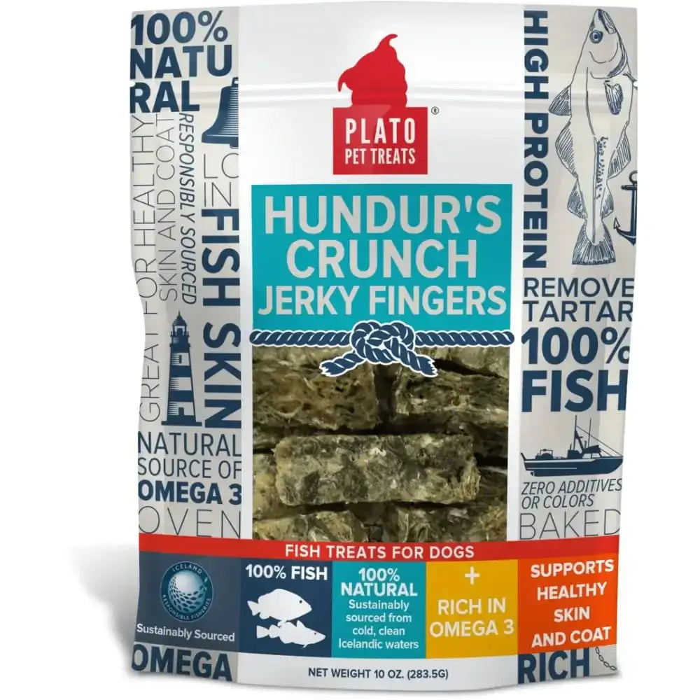Plato Hundur's Crunch Jerky Fingers Plato