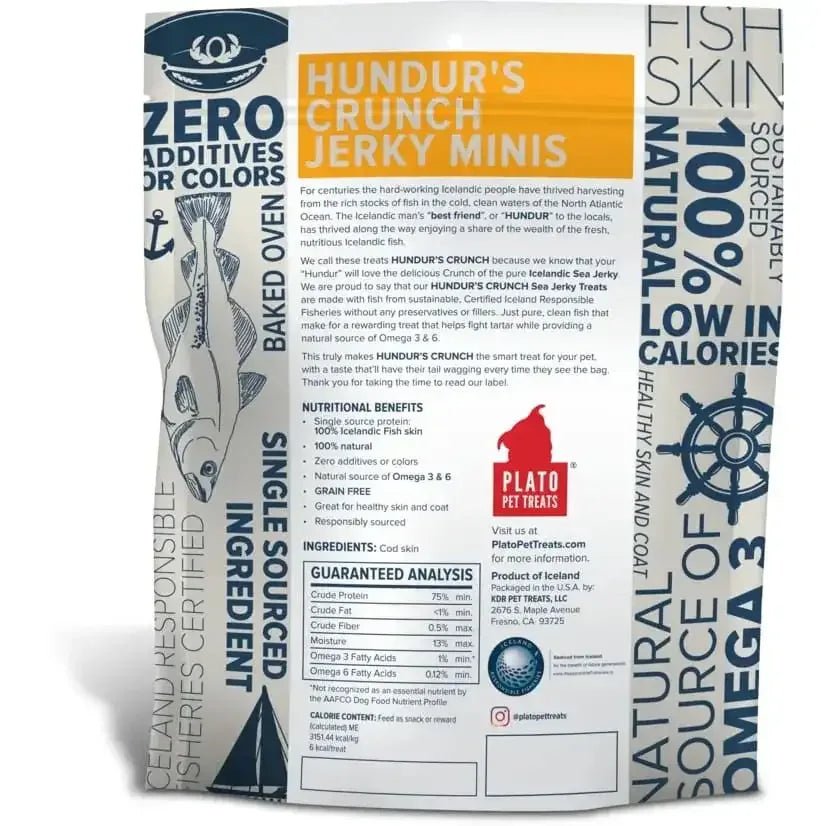 Plato Hundur's Crunch Jerky Minis - Talis Us