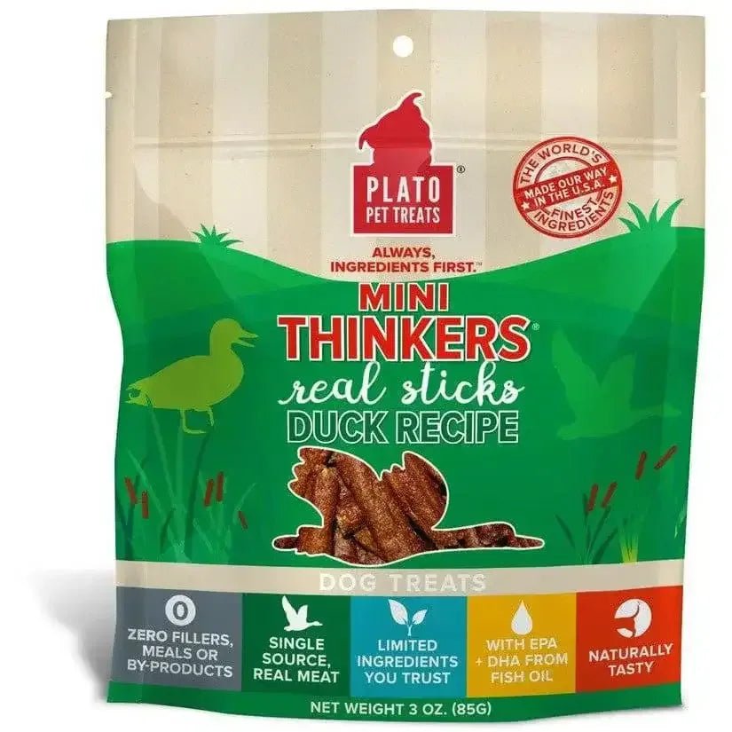 Plato Mini Thinkers Duck Recipe Best Dog Treats - Talis Us