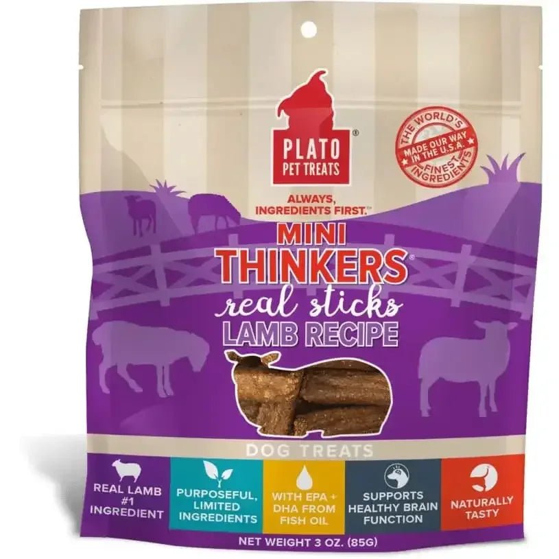 Plato Mini Thinkers Lamb Training Dog Treats - Talis Us