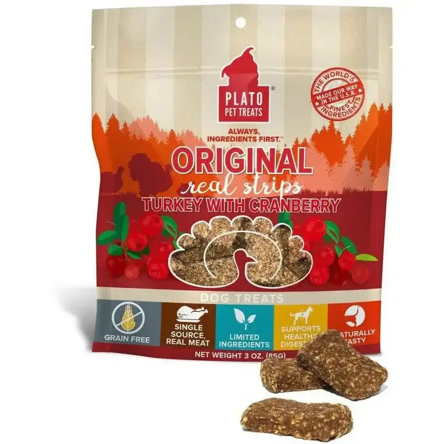 Plato Original Real Strips Turkey & Cranberry - Talis Us