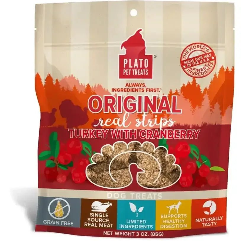 Plato Original Real Strips Turkey & Cranberry - Talis Us