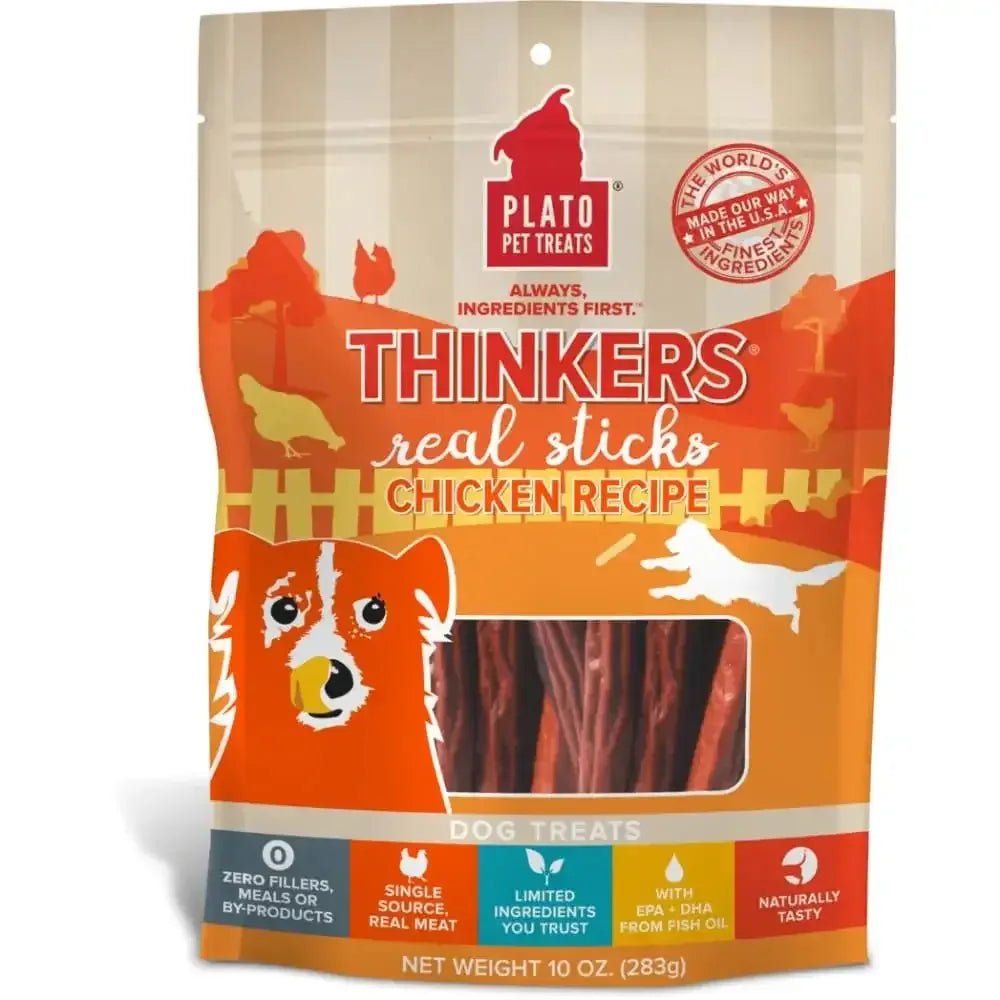 Plato Thinkers Chicken Dog Treats - Talis Us
