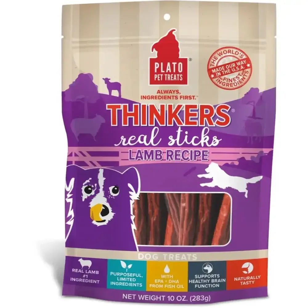Plato Thinkers Lamb Dog Treats - Talis Us