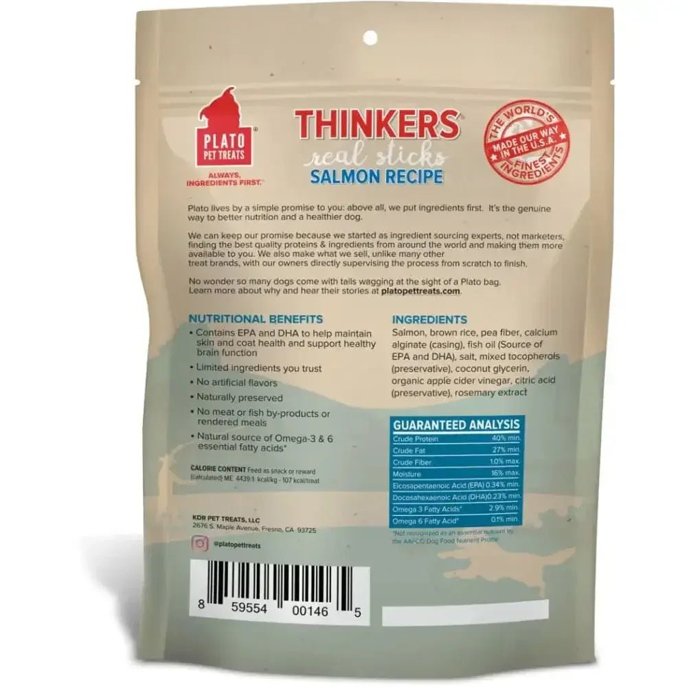Plato Thinkers Salmon Dog Treats - Talis Us