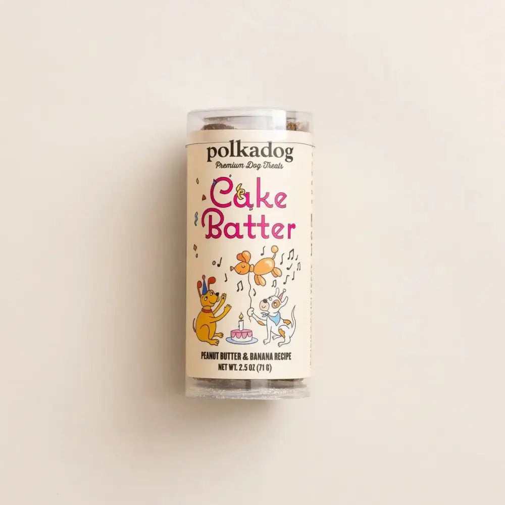 Pokadog Cake Batter Peanut Butter and Banana Dog Treats - Talis Us
