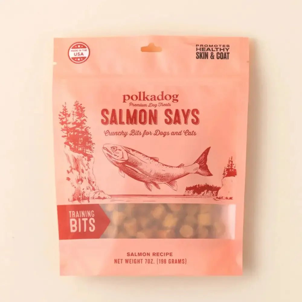 Polka Dog Salmon Says Training Bits - Talis Us