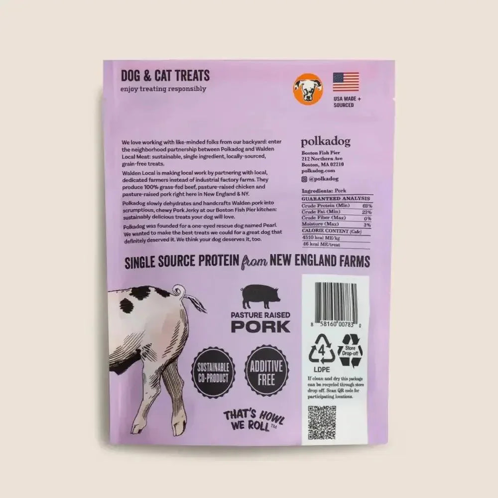Polkadog Pouch: Pork Jerky Dog Treats - Talis Us