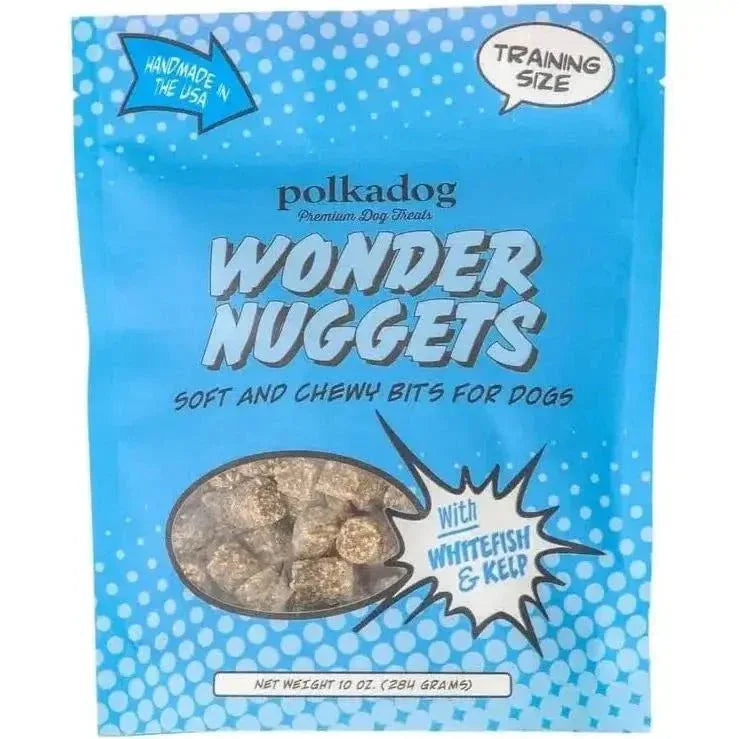 Polkadog Wonder Nuggets Whitefish & Kelp Soft & Chewy Dog Treats 10oz - Talis Us