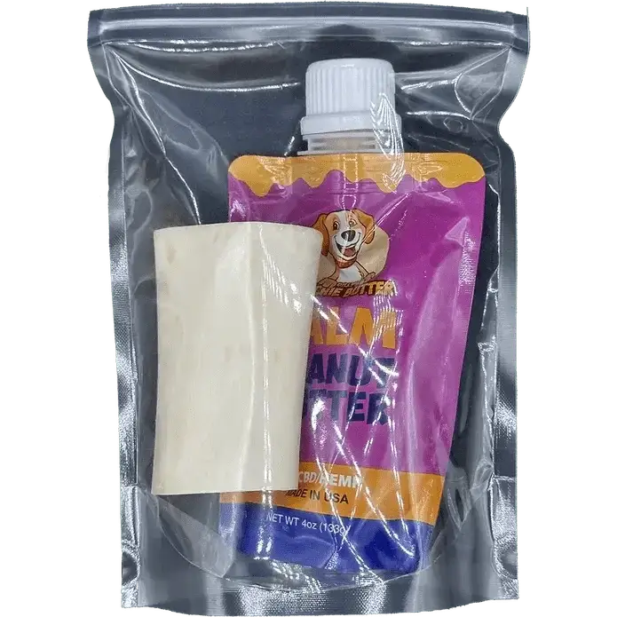Poochie Butter Calm Pb Squeeze Pack & Marrow Bone Dog Treats - Talis Us