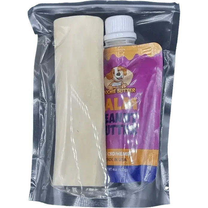 Poochie Butter Calm Pb Squeeze Pack & Marrow Bone Dog Treats - Talis Us