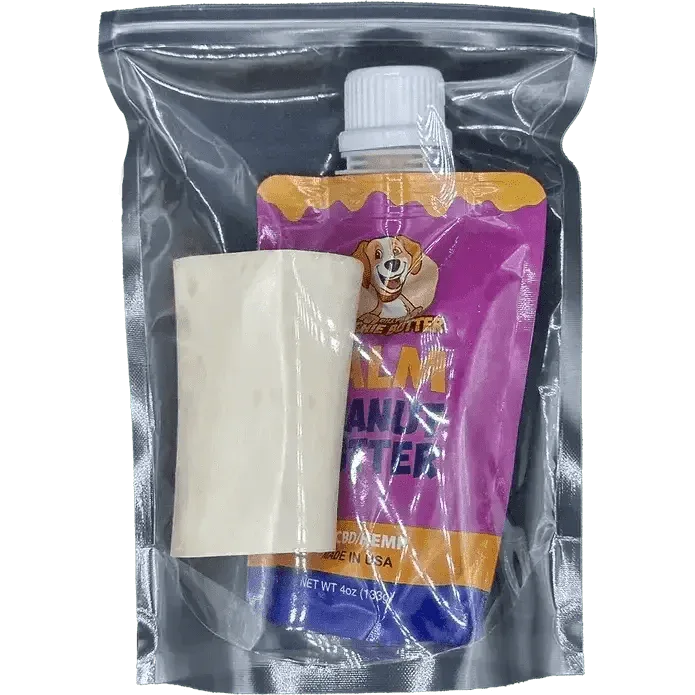 Poochie Butter Calm Pb Squeeze Pack & Marrow Bone Dog Treats - Talis Us
