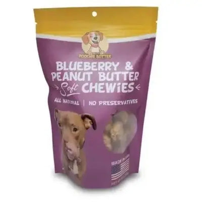 Poochie Butter Peanut Butter + Blueberry Soft Chewies - Talis Us