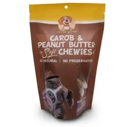 Poochie Butter Peanut Butter + Carob Soft Chewies - Talis Us