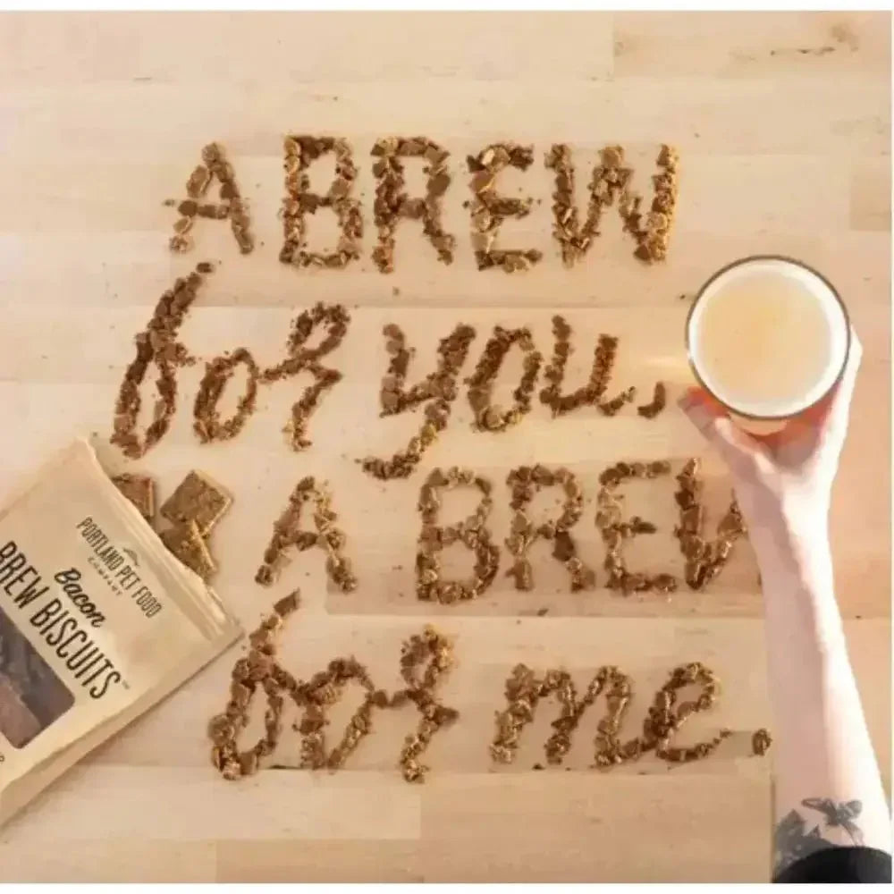 Portland Pet Food Company Bacon Brew Biscuits Dog Treats 5oz - Talis Us