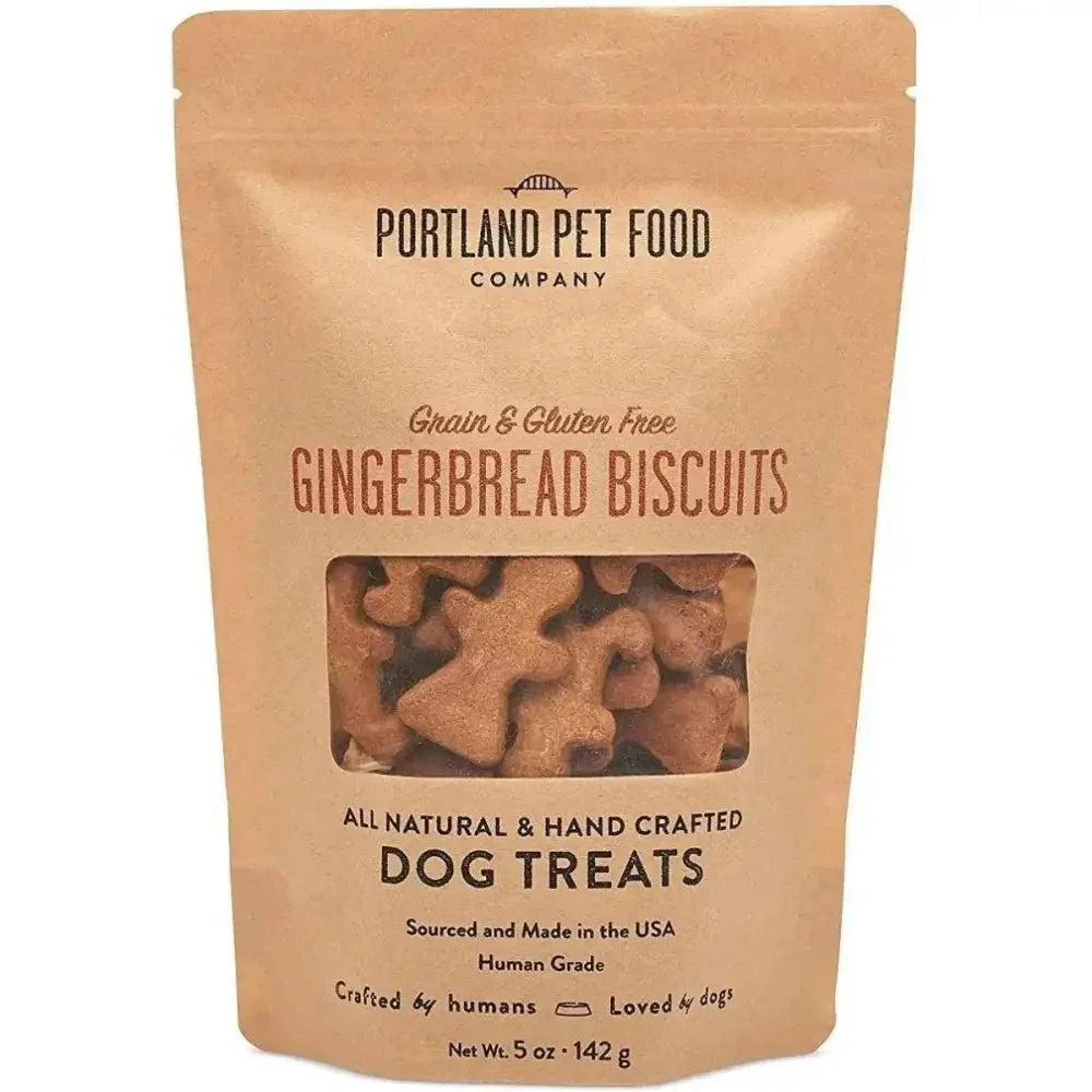 Portland Pet Food Company Gingerbread Biscuits Grain - Free & Gluten - Free Dog Treats - Talis Us