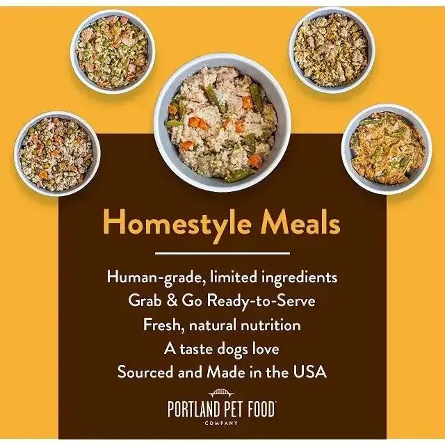 Portland Pet Food Company Hopkins' Pork N' Potato Homestyle Wet Dog Food Topper 8/9oz - Talis Us