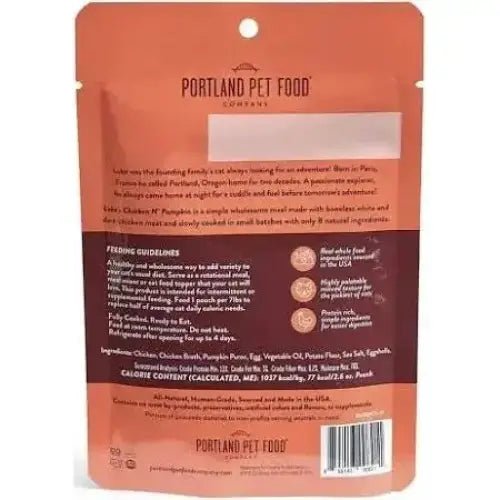 Portland Pet Food Company Luke’s Chicken N’ Pumpkin Cat Food - Talis Us