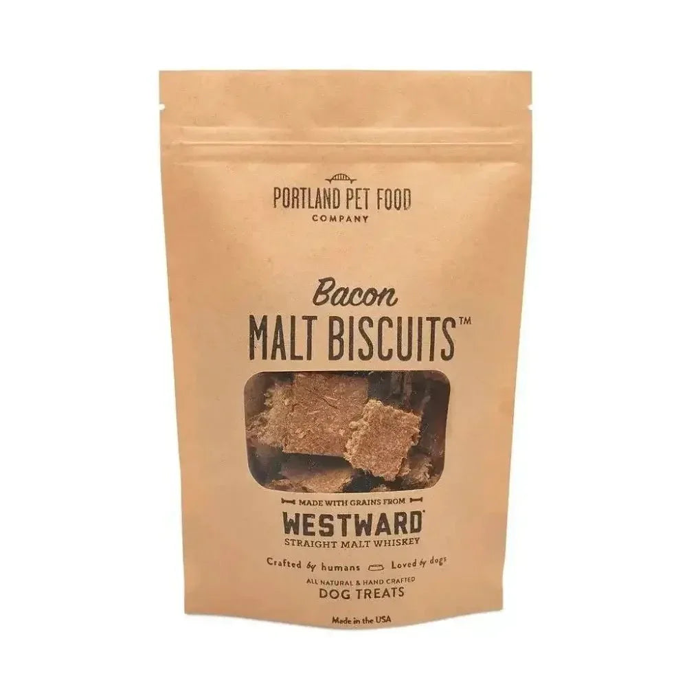 Portland Pet Food Company Malt Biscuits with Bacon Dog Treats - Talis Us