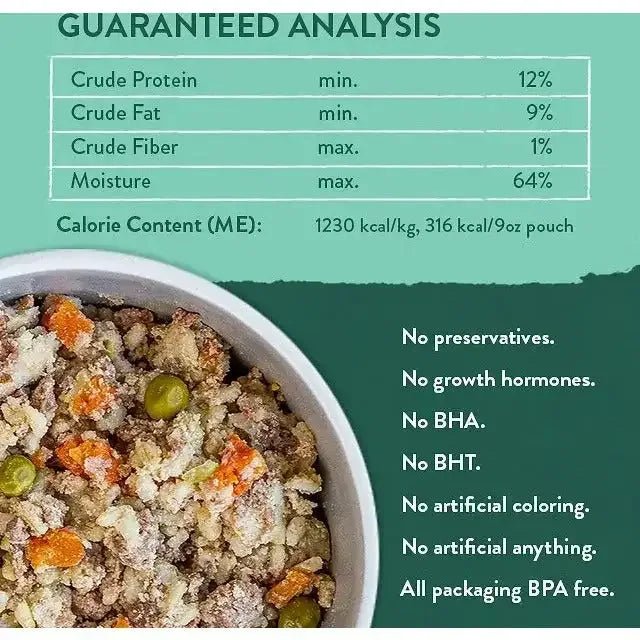 Portland Pet Food Company Rosie's Beef N' Rice Homestyle Wet Dog Food Topper 8/9oz - Talis Us