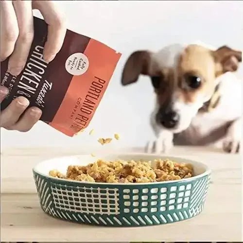 Portland Pet Food Company Tuxedo's Chicken & Yams Homestyle Wet Dog Food Topper 8/9oz - Talis Us