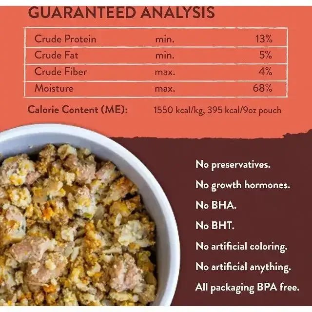 Portland Pet Food Company Tuxedo's Chicken & Yams Homestyle Wet Dog Food Topper 8/9oz - Talis Us