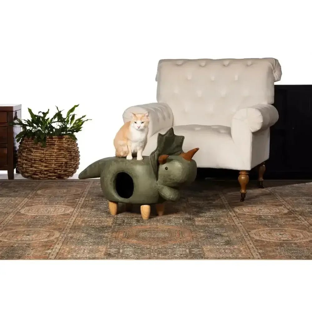 Prevue Pet Dinosaur Ottoman Cat Hideaway - Talis Us