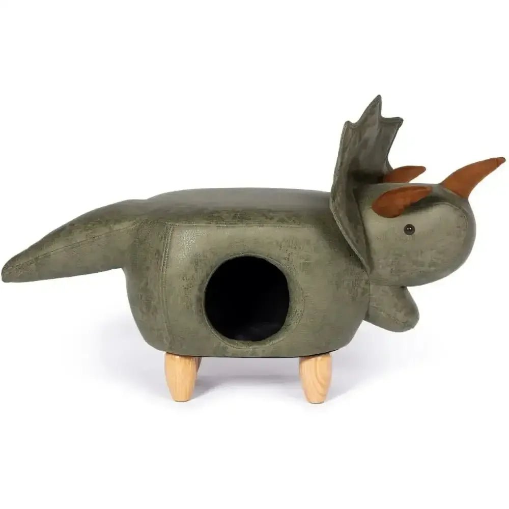 Prevue Pet Dinosaur Ottoman Cat Hideaway - Talis Us