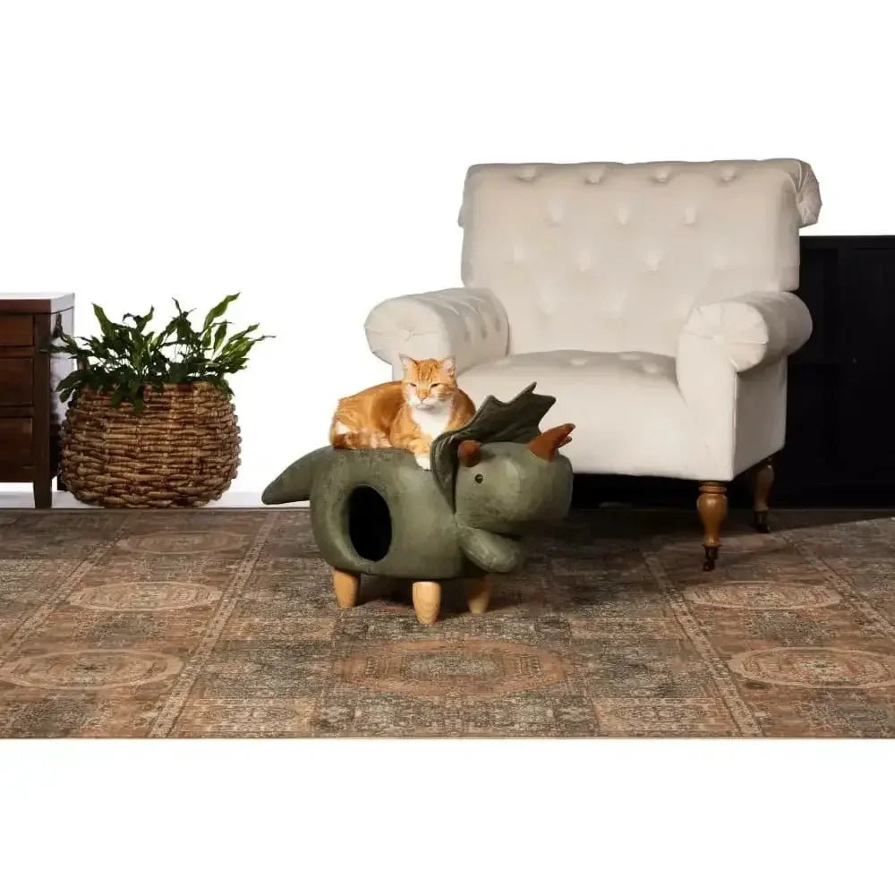 Prevue Pet Dinosaur Ottoman Cat Hideaway - Talis Us