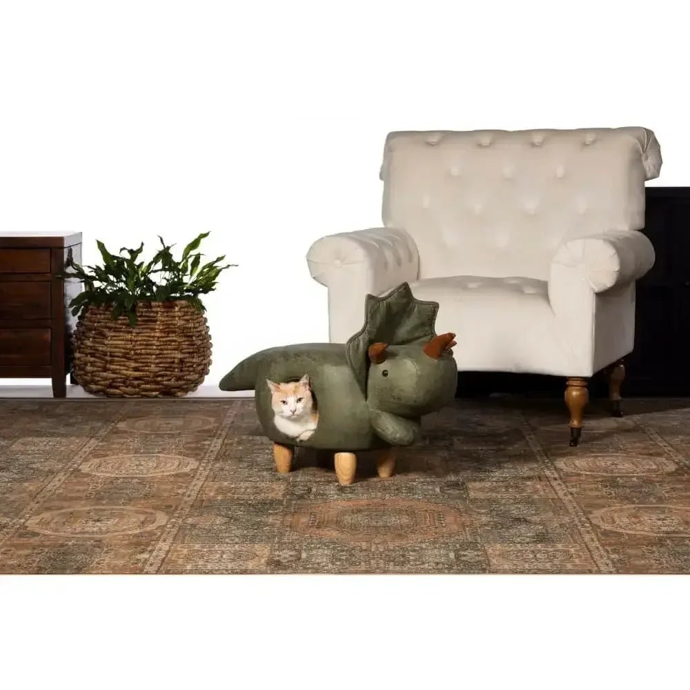 Prevue Pet Dinosaur Ottoman Cat Hideaway - Talis Us