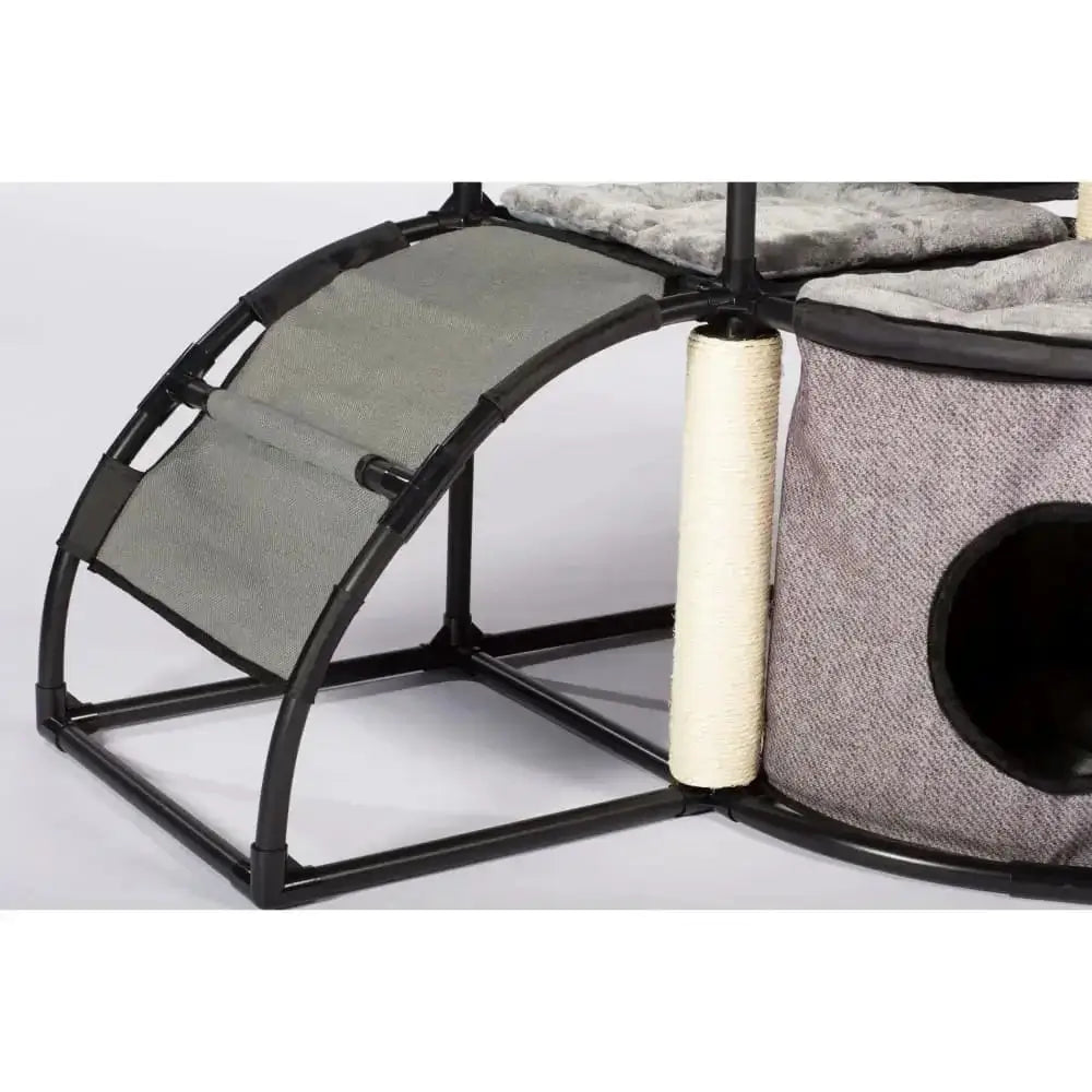 Prevue Pet Products Catville Cat Tower Gray Print Prevue Pet