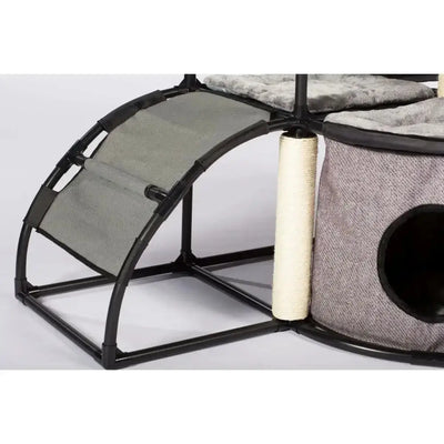 Prevue Pet Products Catville Cat Tower Gray Print Prevue Pet