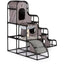 Prevue Pet Products Catville Cat Tower Gray Print Prevue Pet