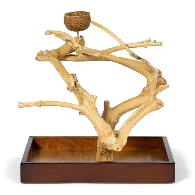 Prevue Pet Products Coffeawood Tree Mini Table Top Playstand - Talis Us