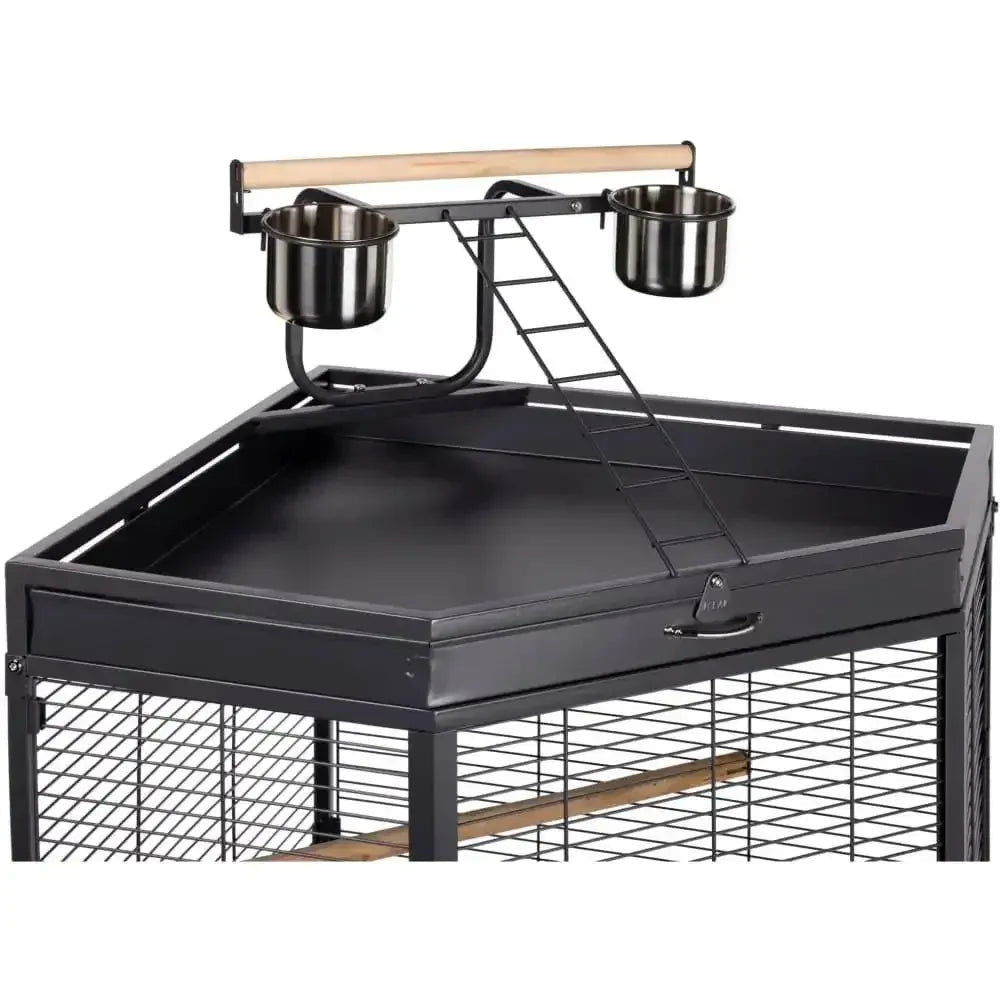 Prevue Pet Products Corner Cage with Playtop - Talis Us