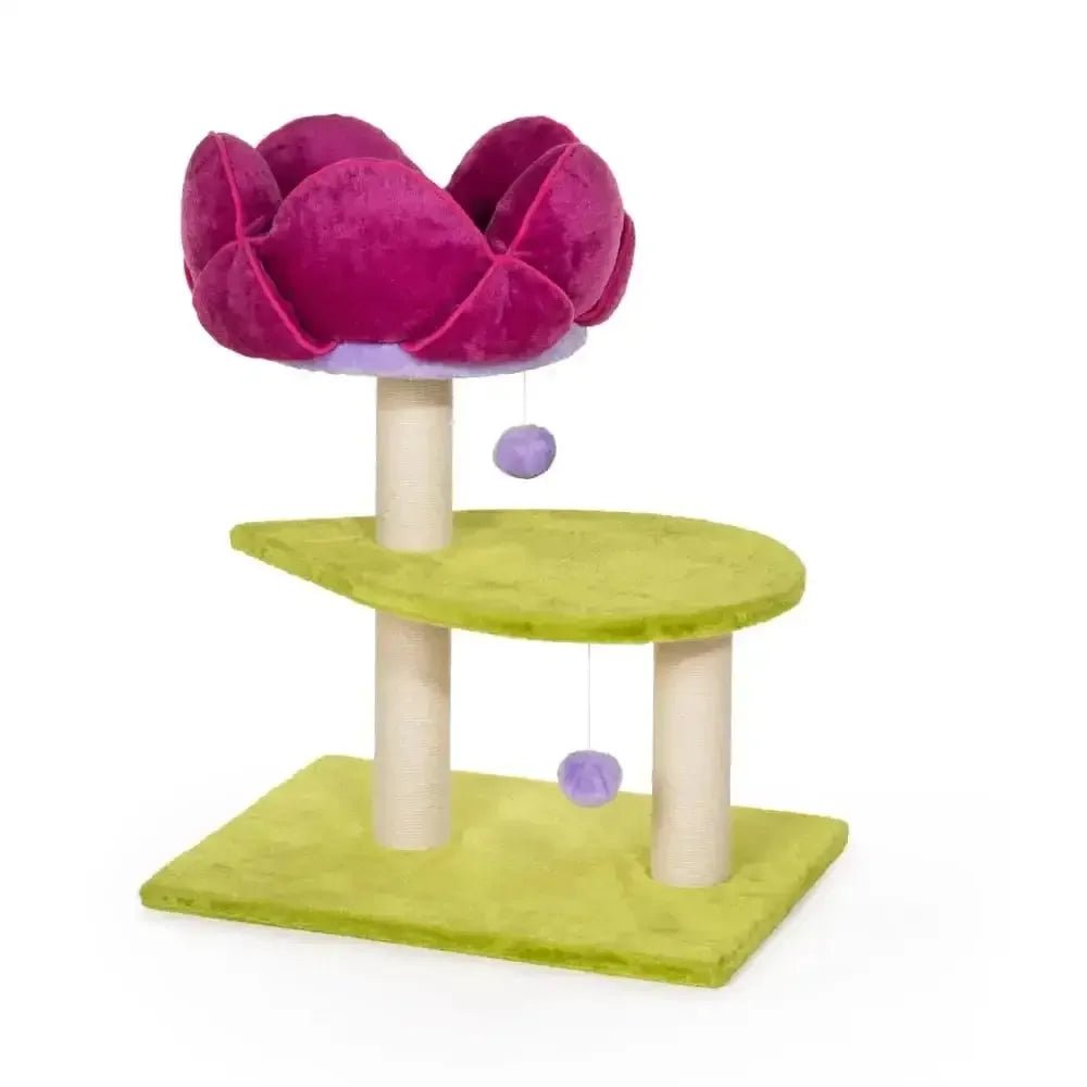 Prevue Pet Products Kitty Power Paws Flower Power Cat Activity Tree - Talis Us