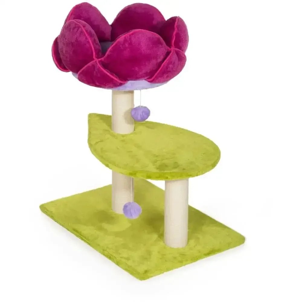 Prevue Pet Products Kitty Power Paws Flower Power Cat Activity Tree - Talis Us