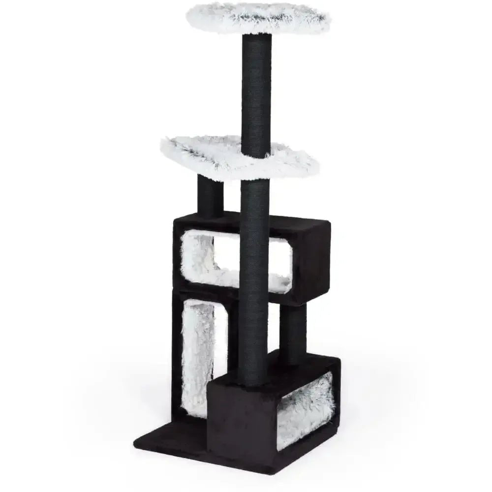 Prevue Pet Products Kitty Power Paws Plush Domino Cat Tree - Talis Us