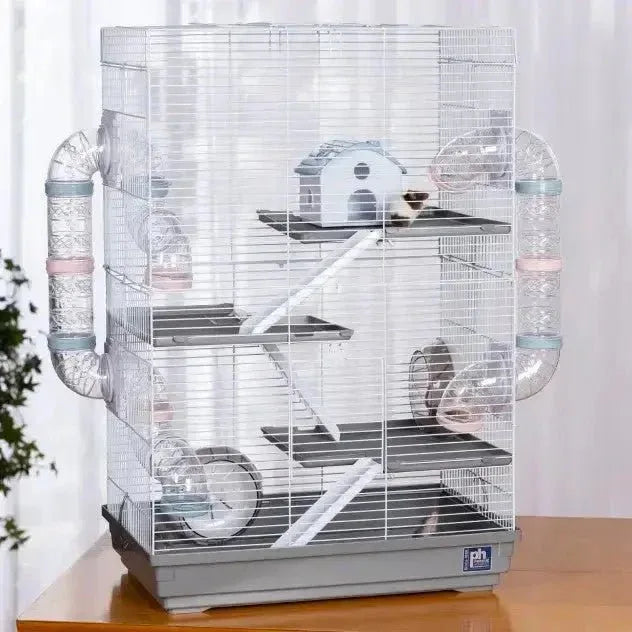 Prevue Pet Products Playhouse Hamster Cage with Ramp - Talis Us